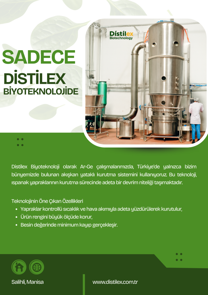 sadece Distilex Biyoteknolojide